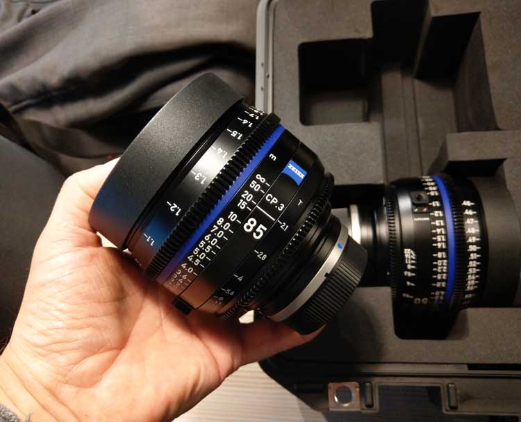 Equipment für den Filmdreh - Objektive für die Kamera